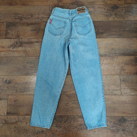 UNIONBAY Vintage High-Rise Jeans Light Wash Size 5 Relaxed Fit Tapered (22x28) - Picture 8 of 10